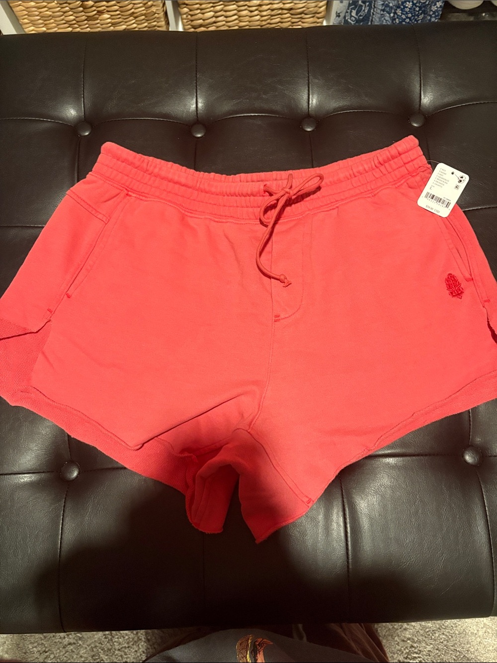 Free People Knockout Shorts Grapefruit